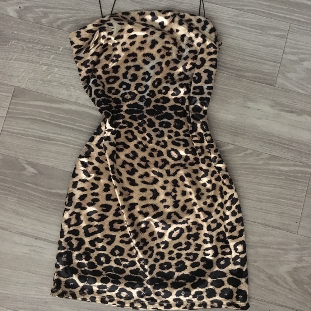 Cheetah print dress